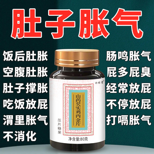 肚子胀气不消化腹胀肠鸣大便不通畅老放屁肠胃屁多屁臭鸡内金墨诗