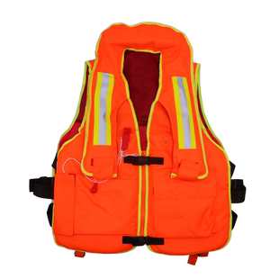 消防员专用充气泡沫复合两用救生衣马甲抗洪防讯海警便携气胀搜救