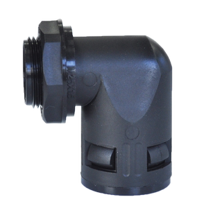 蓝江LAND 90度尼龙软管弯头弯角快插式塑料波纹管接头快速波浪管