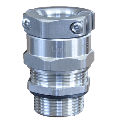 蓝江双锁紧不锈钢电缆防水接头