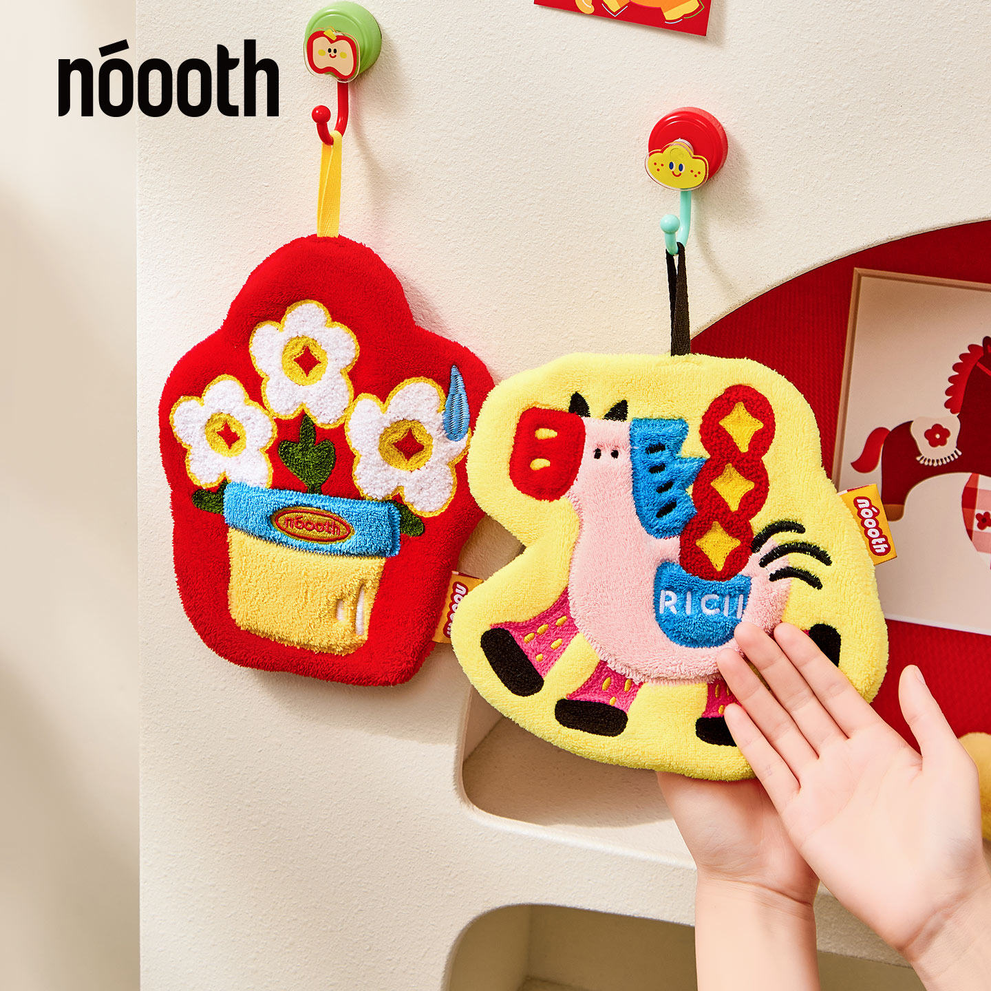 诺室新年擦手巾毛巾挂式厨房卫生间浴室吸水加厚速干擦手布干手帕,居家布艺,手巾/手帕,淘宝优惠券,粉丝福利购,淘宝优惠卷