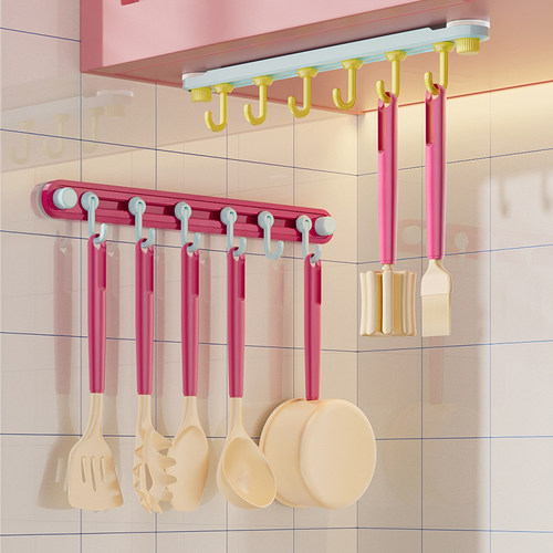 多巴胺旋转吸盘厨房滑轨挂钩