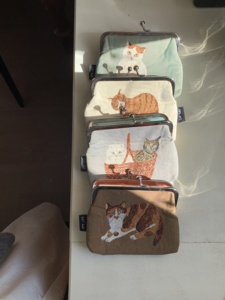 日本进口现货松尾美雪猫咪零钱包
