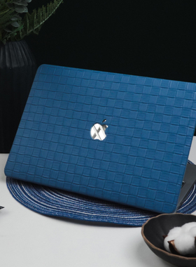 克莱因蓝编织款笔记本新款MacM1 14/16寸保护壳air pro13 15寸壳