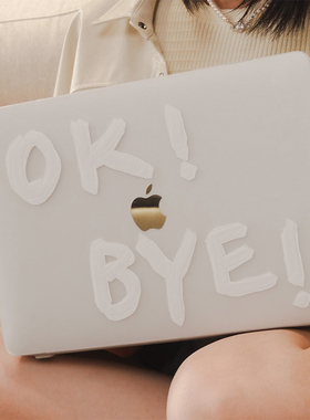 OK BYE个性电脑壳macpro/M1 13寸电脑壳air13保护壳M2Mac15/16寸