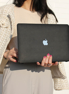 暗黑荔枝皮革适用于MacbookPro13Pro14pro162025m4air13m4保护壳