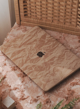 麂皮棕渐变纹理2024新款苹果电脑保护套适用于macbookpro保护壳笔记本air15 pro14寸macbookPro16寸外壳