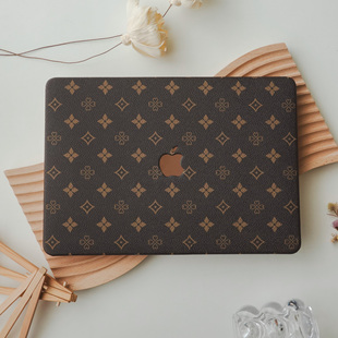 棕色质感高级2024新款苹果电脑保护套适用于macbookprom113保护壳笔记本macm2air13macbookpro16寸外壳