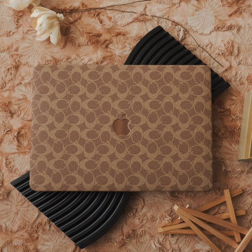 经典老花棕色质感2024新款苹果电脑保护套适用于macbookprom113保护壳笔记本macm2air13macbookpro16寸外壳