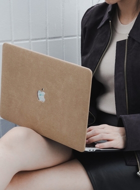 冬季限定可可棕色麂皮款MacM1pro/air13电脑壳mac16/15寸保护壳