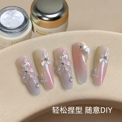 缎光雕花胶软糖胶质地非免洗立体