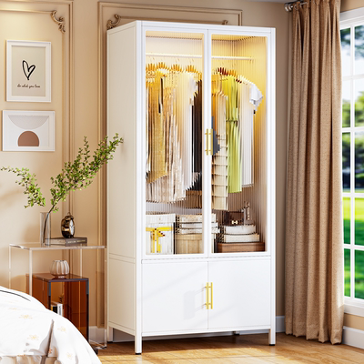 钢制衣柜简易儿童衣橱