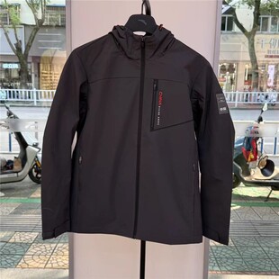 安踏国家队男子运动外套冬季9丝光薄绒防泼水梭织夹克152547606N