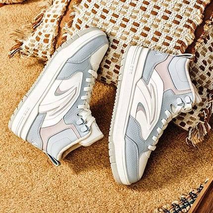 安踏982棉鞋女板鞋高帮2025冬新款加绒保暖7运动休闲鞋122548971