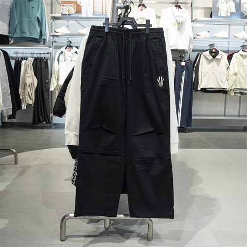 安踏凯里欧文系列加绒运动长裤男款美式1休闲宽松卫裤子172541505