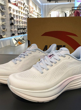 安踏PG7旅步3代跑步鞋女黑色1缓震2026新款慢跑休闲鞋子122625546