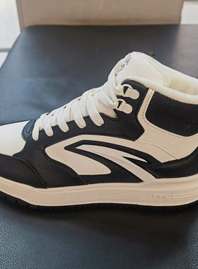 安踏982大棉鞋男加绒板鞋高帮冬季新款6休闲运动鞋正品112548971