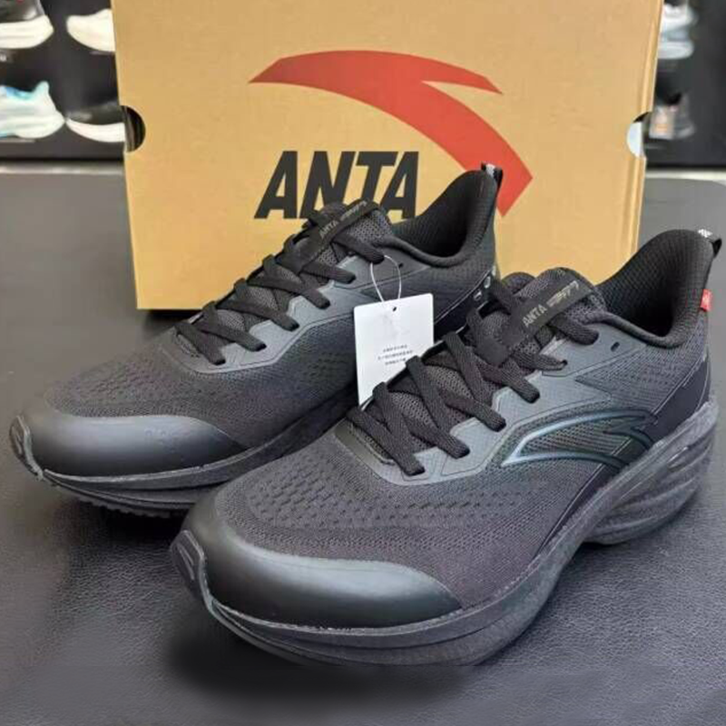 安踏火箭7代跑步鞋男氮科技防泼水9竞速训练运动鞋正品112545581