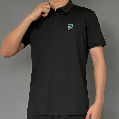 安踏大师polo衫男冰丝翻领短袖T恤衫夏新款9商务运动服152627139