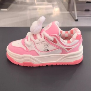 安踏好事发生板鞋女芝士蛋糕厚底9马年限定配色运动鞋子122618071