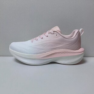 安踏叶子跑步鞋女轻质厚底增高有氧1慢跑轻质运动鞋女款122615536