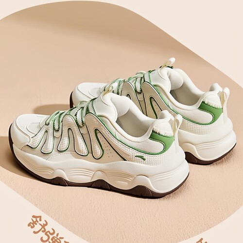 安踏奶昔2厚底增高休闲鞋女面包鞋2025秋季新款9运动鞋122548881