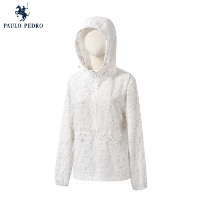 保罗彼得2025夏新女连帽防晒衣透气轻薄UPF50+防紫外线 SKEB74080