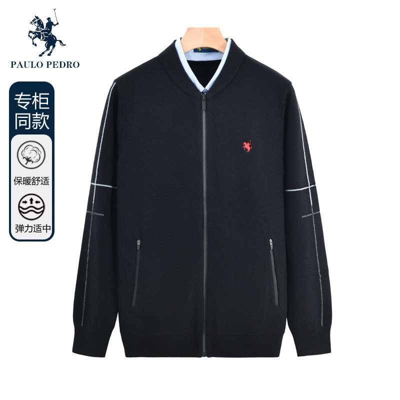 保罗彼得秋冬季男加绒加厚商务休闲舒适毛衣衬衫针织衫MLCD39670,男装,针织衫/毛衣,淘宝优惠券,粉丝福利购,淘宝优惠卷