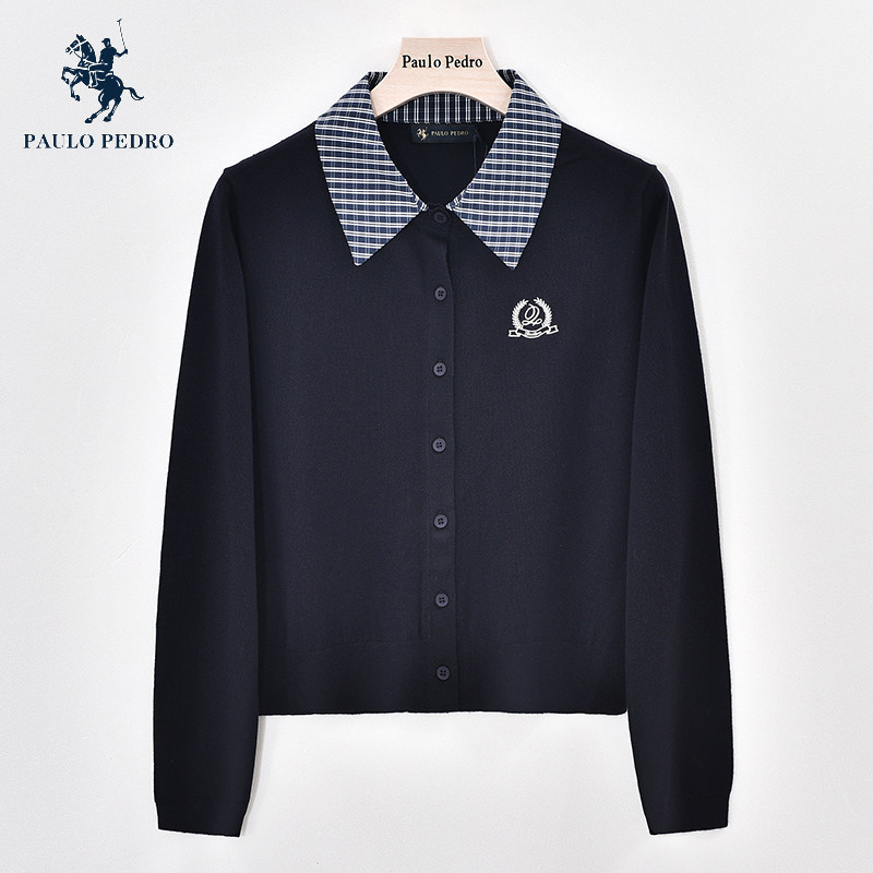 保罗彼得2025年春装女长袖针织衫专柜同款开衫显瘦毛衣UKEA49600,女装/女士精品,毛针织衫,淘宝优惠券,粉丝福利购,淘宝优惠卷