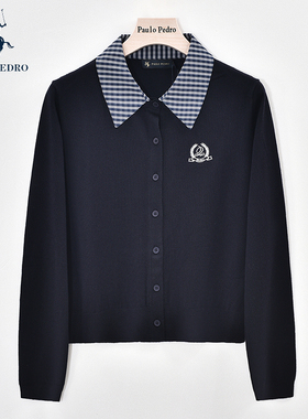 保罗彼得2025年春装女长袖针织衫专柜同款开衫显瘦毛衣UKEA49600