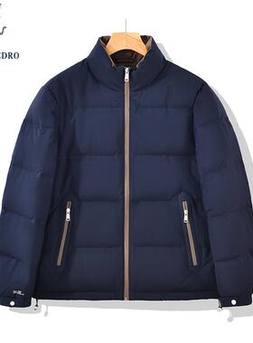 保罗彼得冬季新款男士立领羽绒服外套防水保暖面包服PRDD76080