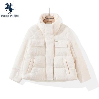 保罗彼得冬季新款女士羽绒服短外套小个子保暖面包服LEDD76190