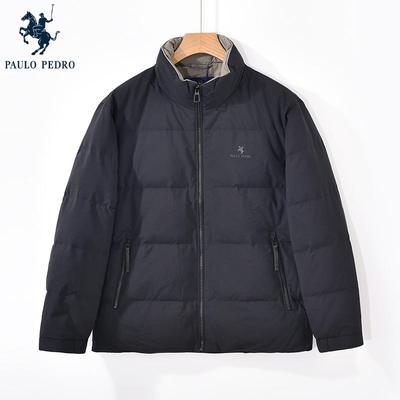 保罗彼得冬季新款男士立领羽绒服外套保暖专柜羽绒衣SGDD75700