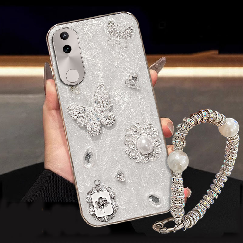 高级感电镀珠光白  不掉漆 不掉色