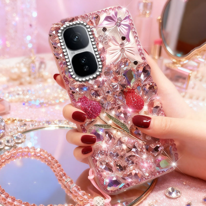高端奢华镶钻手机壳，不掉钻，不发黄