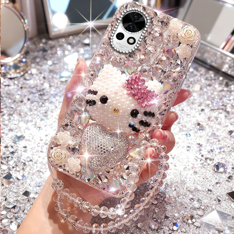 高端奢华镶钻手机壳，不掉钻，不发黄