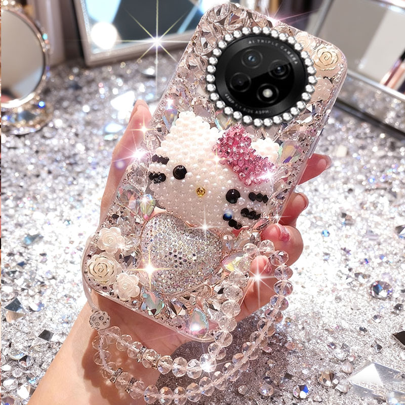 高端奢华镶钻手机壳，不掉钻，不发黄