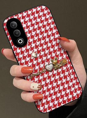 冬天针织布艺适用OPPOK12手机壳保护套K10新款Reno6防摔A3 5G/2025年A3情侣7全包A1 女款A1红色K9蛇年K12x