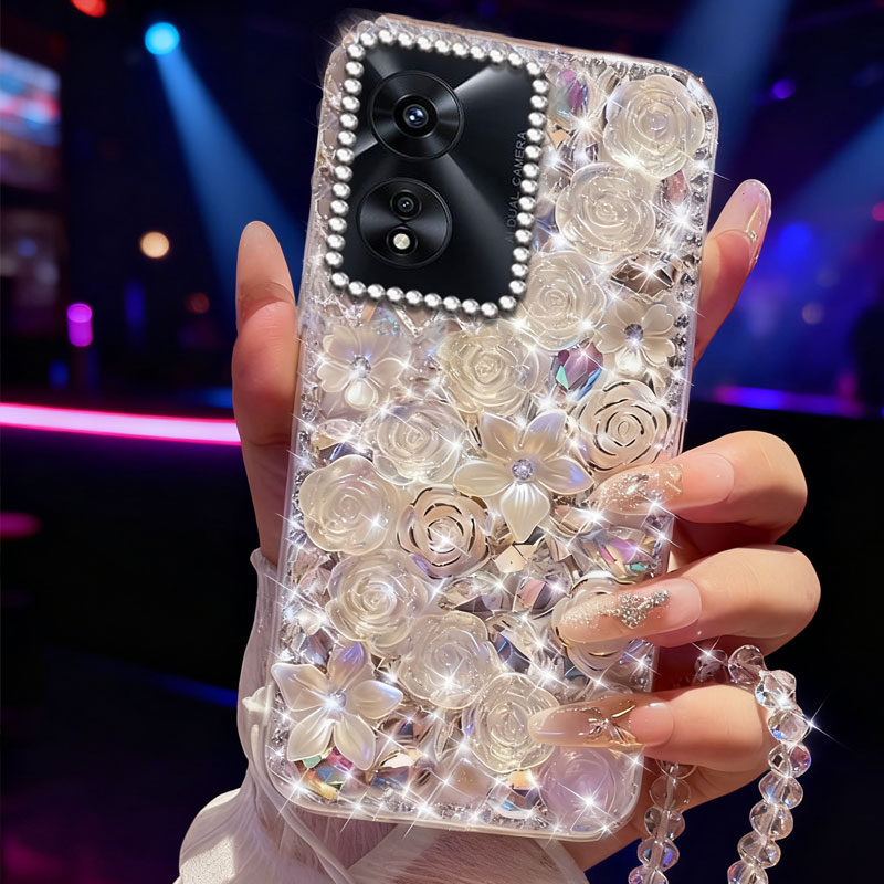 高端奢华镶钻手机壳，不掉钻，不发黄