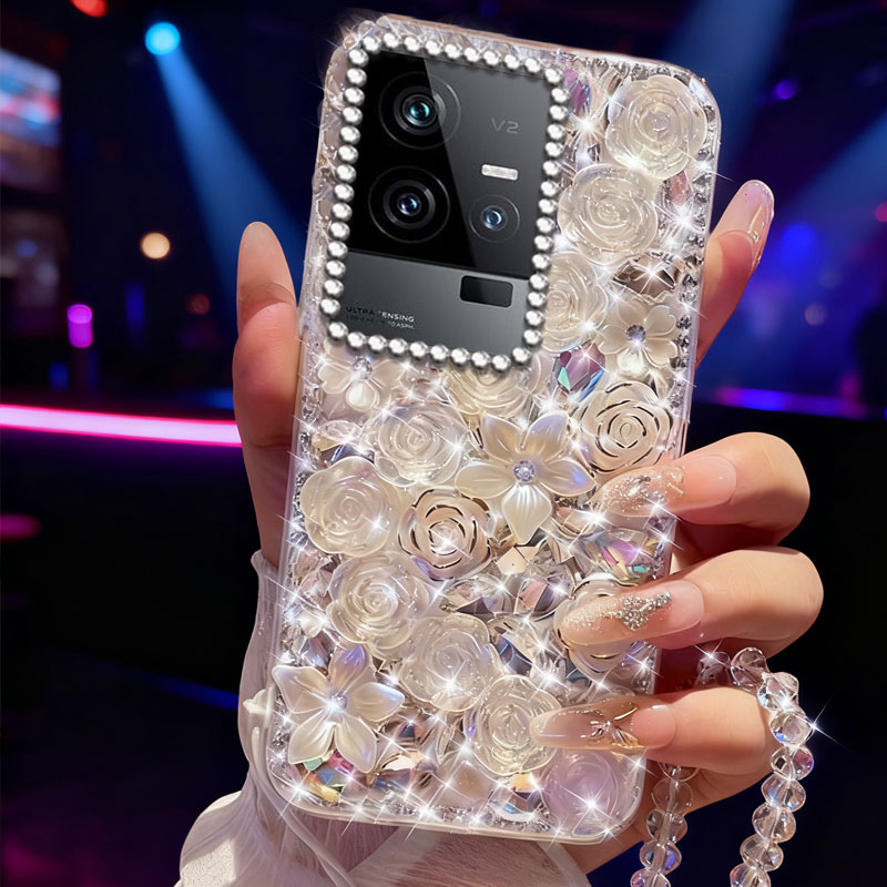 高端奢华镶钻手机壳，不掉钻，不发黄