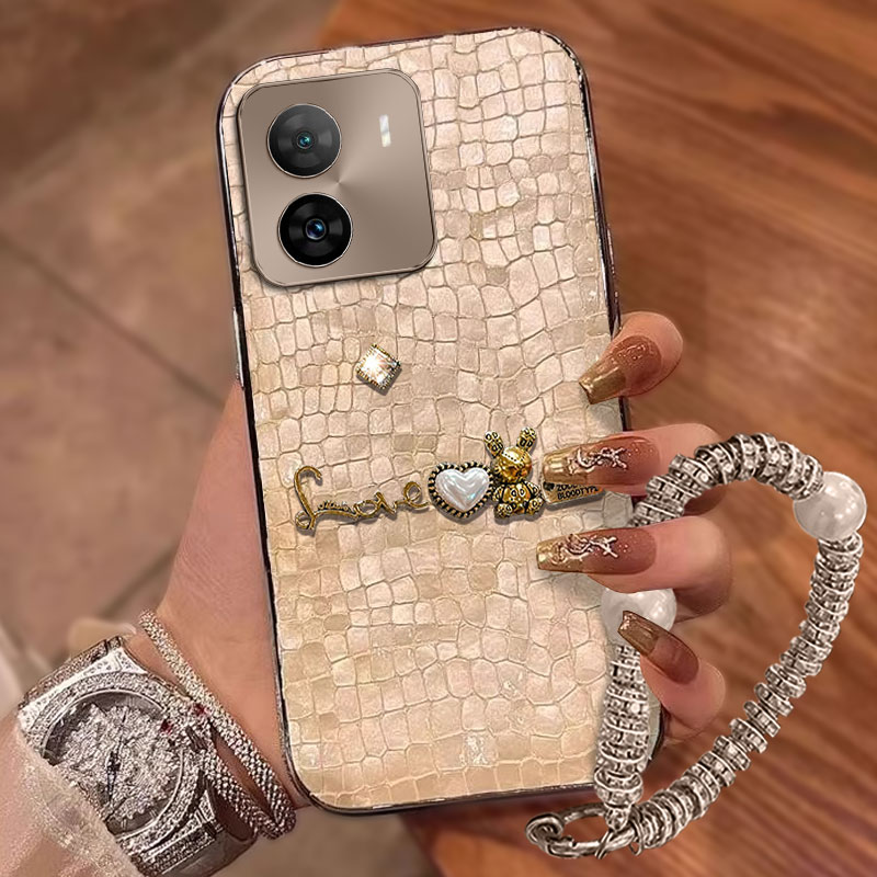 高级感电镀鳄鱼皮  不掉漆 不掉色