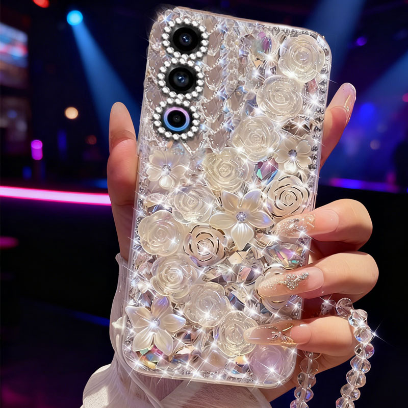 高端奢华镶钻手机壳，不掉钻，不发黄