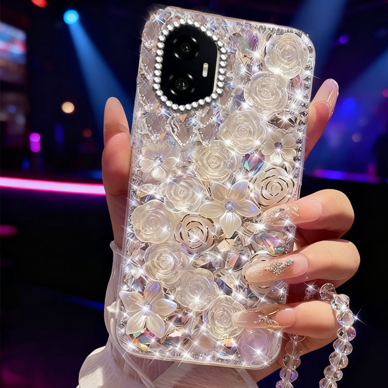 高端奢华镶钻手机壳，不掉钻，不发黄