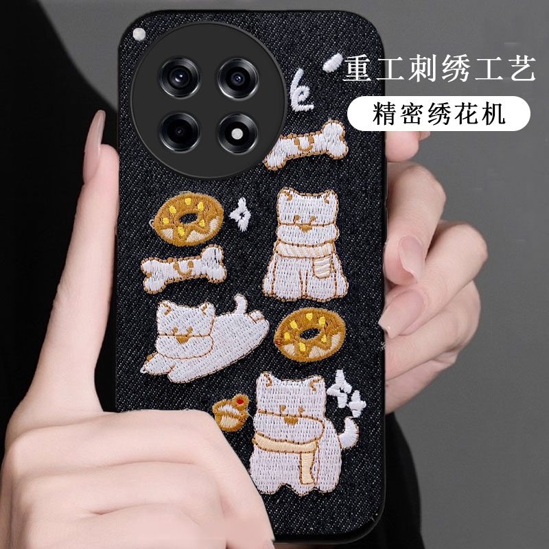 牛仔布艺刺绣，不掉色，不脱丝