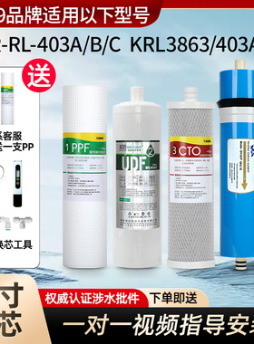 1509品牌适用沁园净水器滤芯QR-RL-403A/403B C KRL3863 403A(s)
