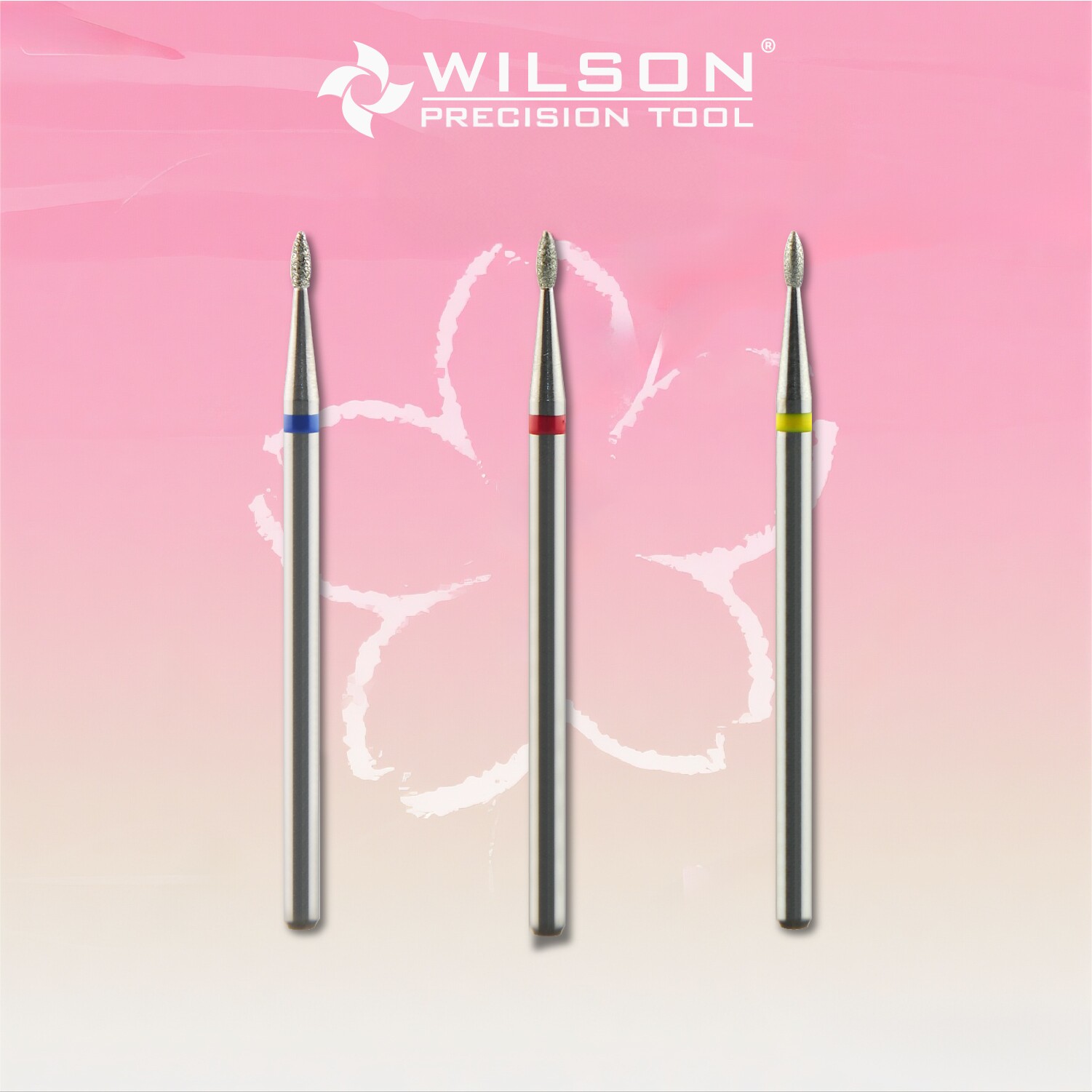 WILSON惠而顺1.3mm小米粒火炬电镀金刚石俄式推甘皮 新品尝鲜