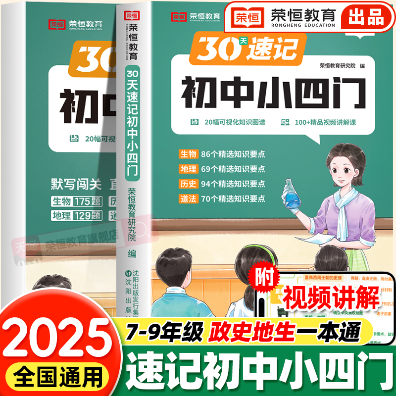 2025小四门必背知识点初中人教版