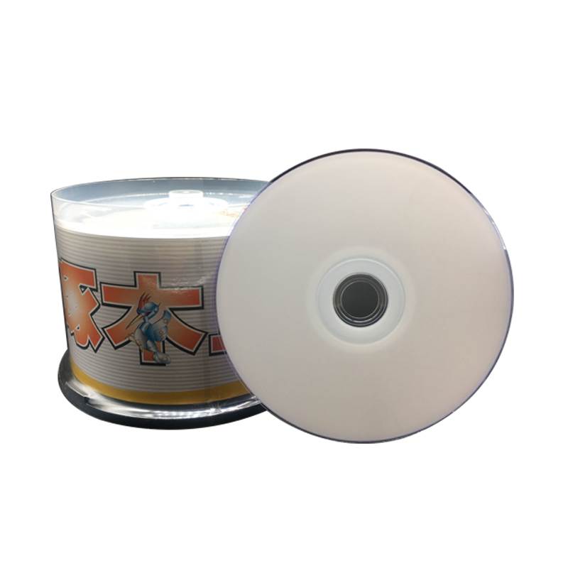 DVD-R16X 啄木鸟可打印刻录光碟 4.7G DVD光盘 空白光盘 50片桶装