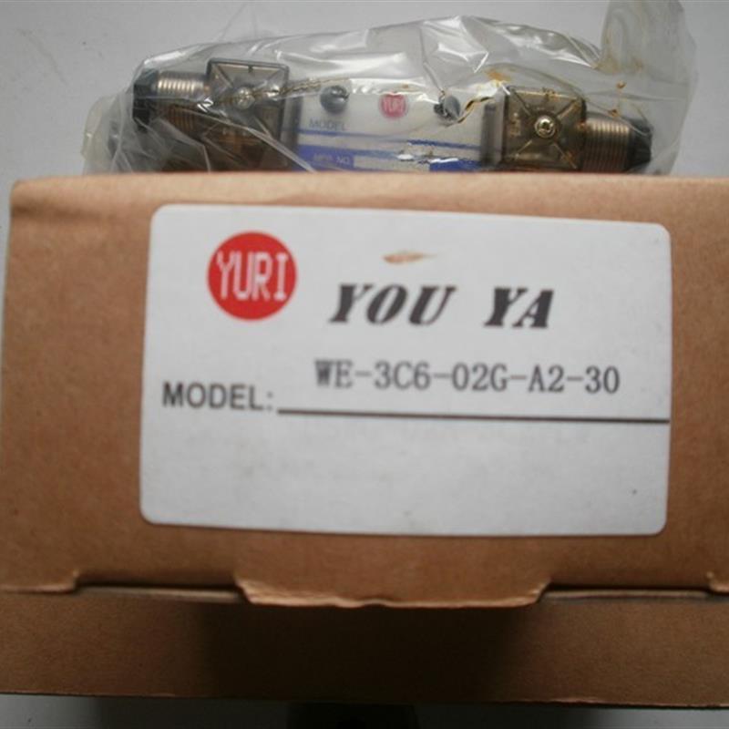 YURI油压电磁阀WE-3C6-02G-A2-30海