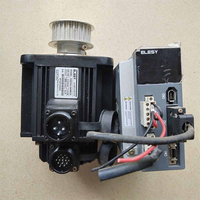 拆机ELESY伊莱斯伺服电机驱动器 ESDA-10APA 130EMA-040BE22 包议